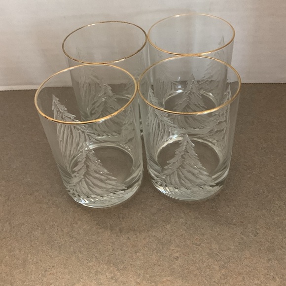 Culver Frosty Trees Double Old Fashioned Glasses - Picture 3 of 4